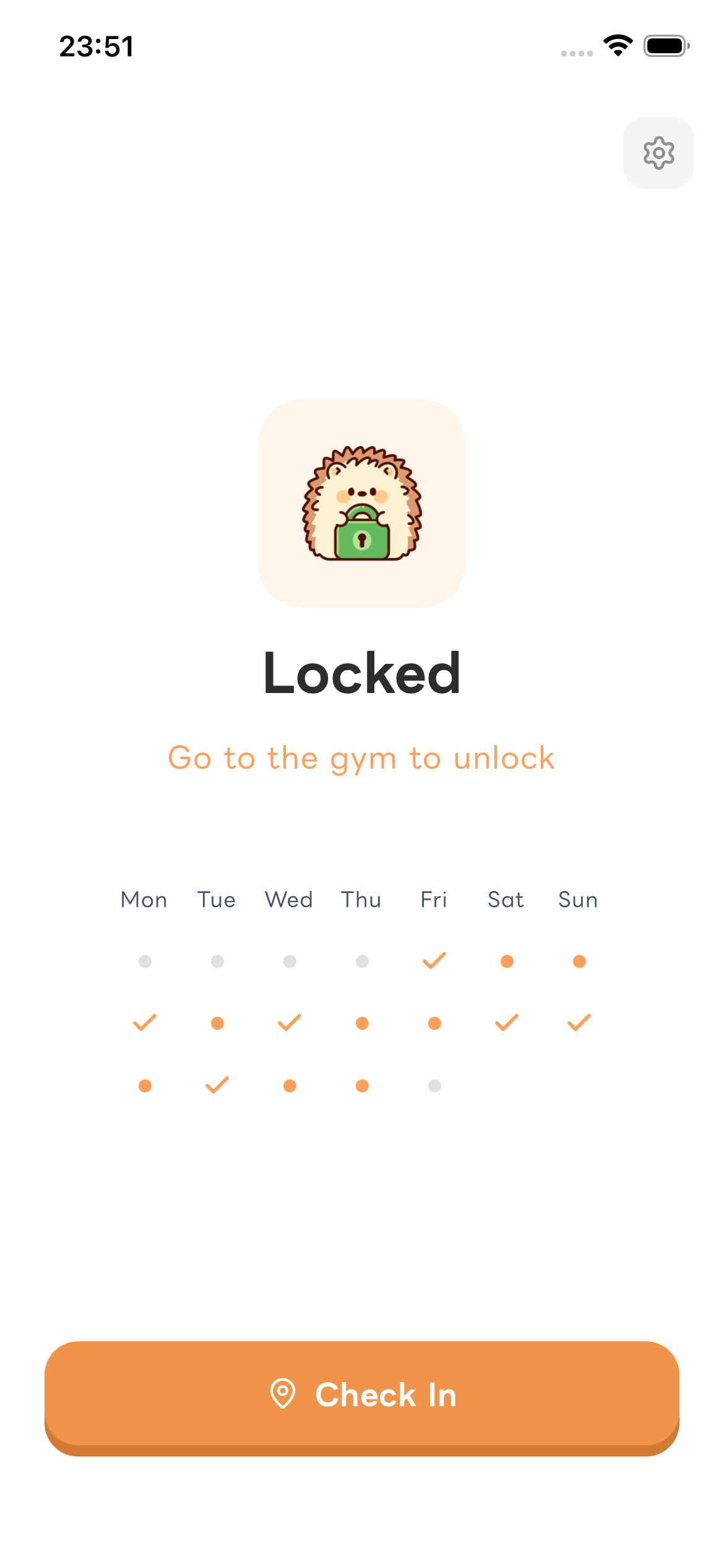 GymLock locked